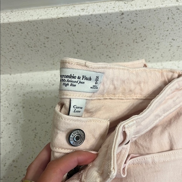 Pink High Rise Jeans - Picture 2 of 4